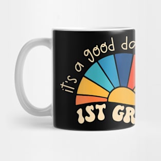 Womens Retro Its Good Day To Teach 1St Grade Teacher Back To School Mug